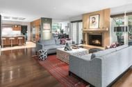 The living area of Patrick Mahomes House